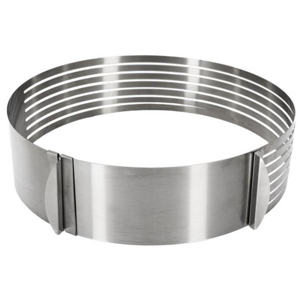 Paris Prix Cercle à Trancher Réglable  Génoise  24-30cm Argent