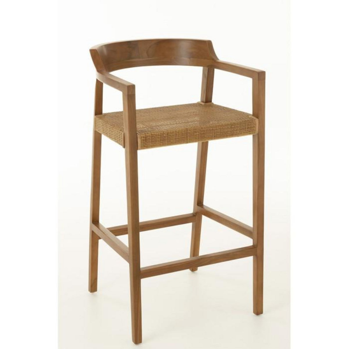 Paris Prix Tabouret de Bar Design  Sungkai  100cm Marron