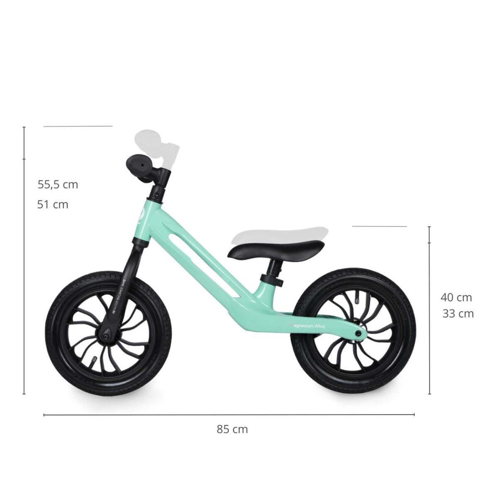 Voir la diapositive 3 : QPLAY Draisienne  racer menthe