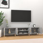 Voir la diapositive 3 : VIDAXL Meuble TV sonoma gris 180x31,5x40 cm bois d'ingenierie