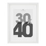 Voir la diapositive 1 : ATMOSPHERA Cadre Photo Bois 30x40cm Blanc