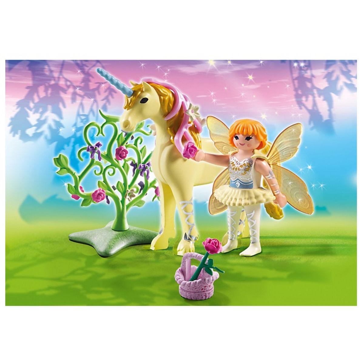 Trône En Feuilles Avec Roses Playmobil (H848) Féerique - Numéro 5492, Occasion, Univers Playmobil - Fabriqué En Allemagne