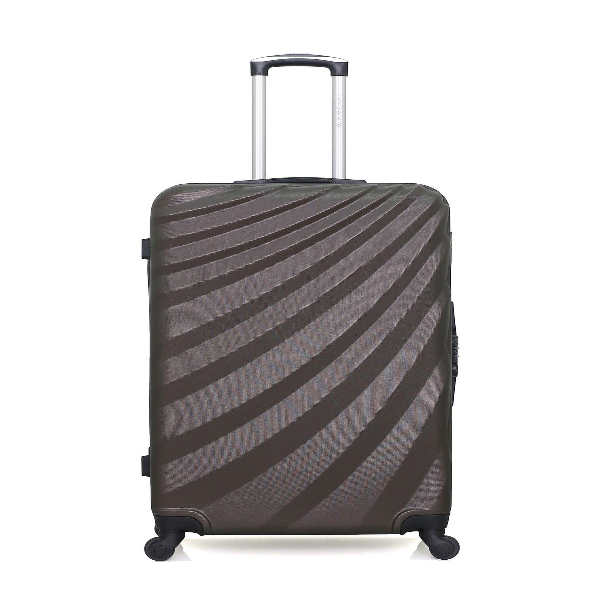 WAVE PARIS Wave paris - valise grand format danube. Coloris disponibles : Marron, Gris, Rouge, Noir, Beige, Bleu, Orange