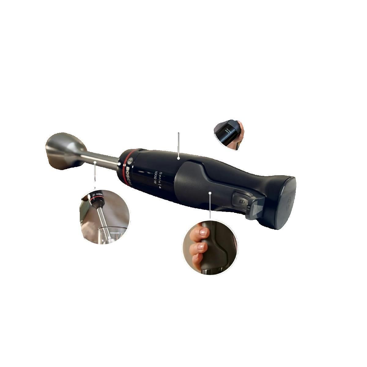 BOSCH Mixeur plongeant Bosch Serie 4 MSM4B623 0,6 L 1000 W Anthracite