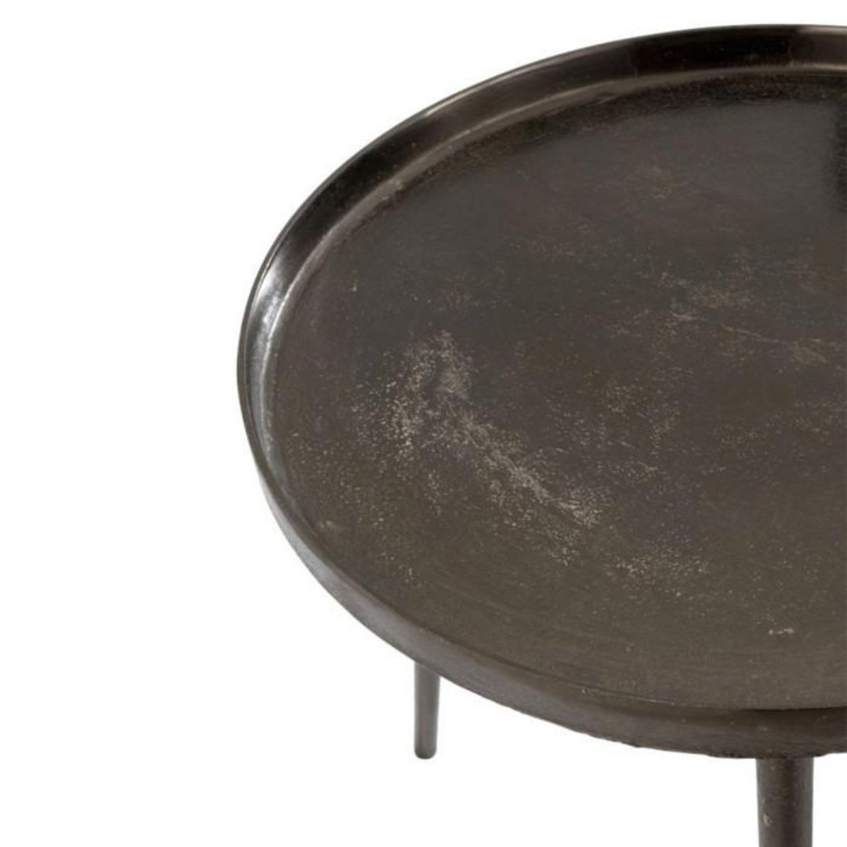 Paris Prix Lot de 3 Tables d'Appoint Rondes  Cario  61cm Gris