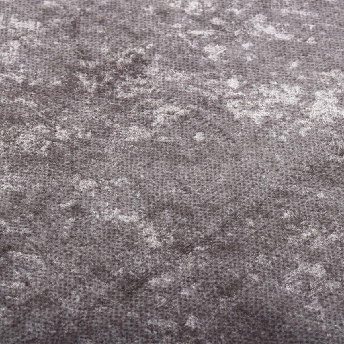 VIDAXL Tapis lavable antiderapant 80x150 cm Gris
