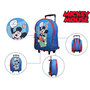 Voir la diapositive 5 : Bagtrotter BAGTROTTER Sac à dos à roulettes 31 cm Disney Mickey Bleu