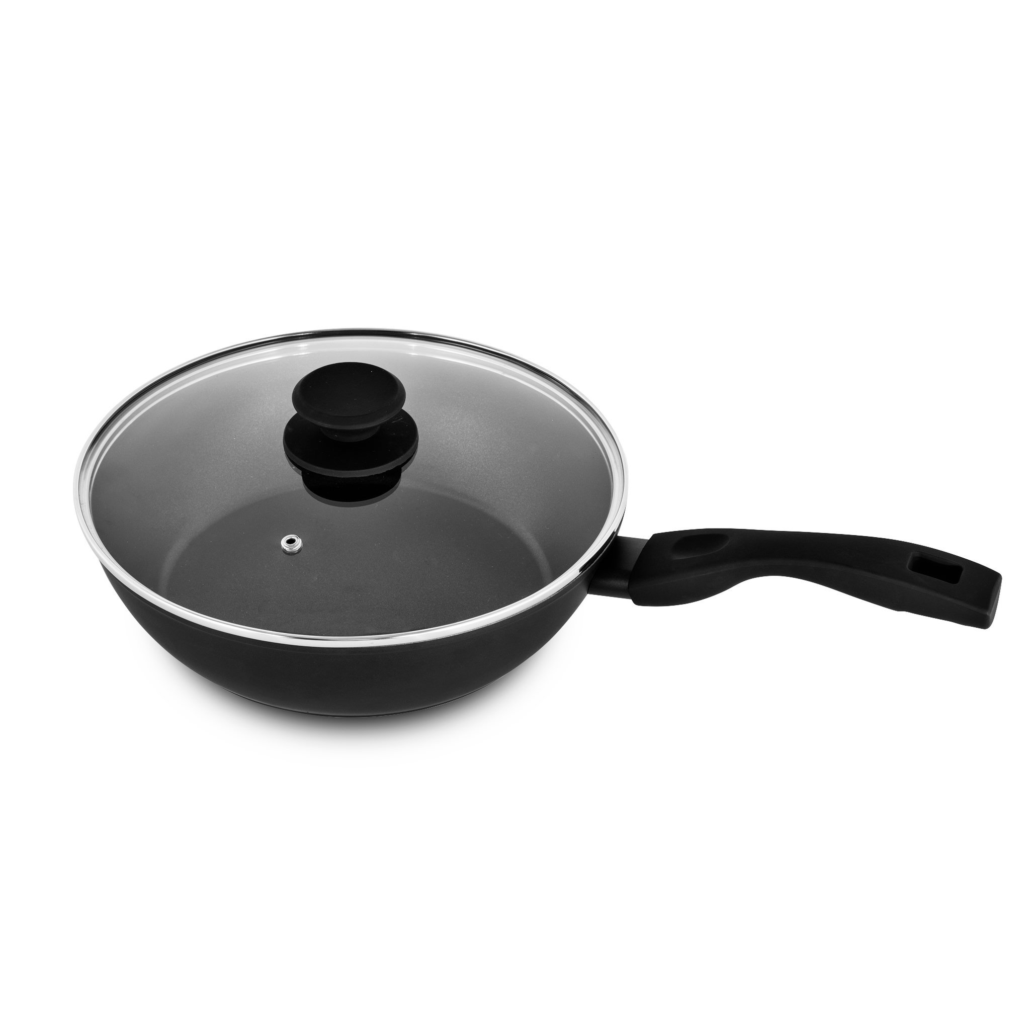 Voir la diapositive 1 : Sauteuse induction aluminium forgé 26 cm