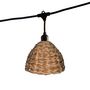 Voir la diapositive 1 : Lumisky Guirlande lumineuse raccordable MELLOW Marron Poly rotin 6m