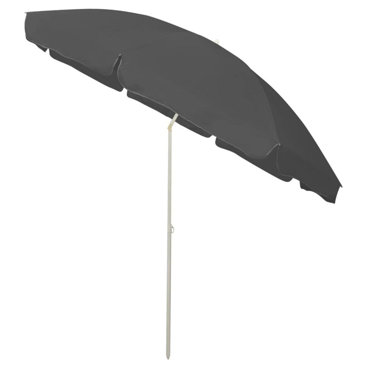 VIDAXL Parasol de plage anthracite 300 cm