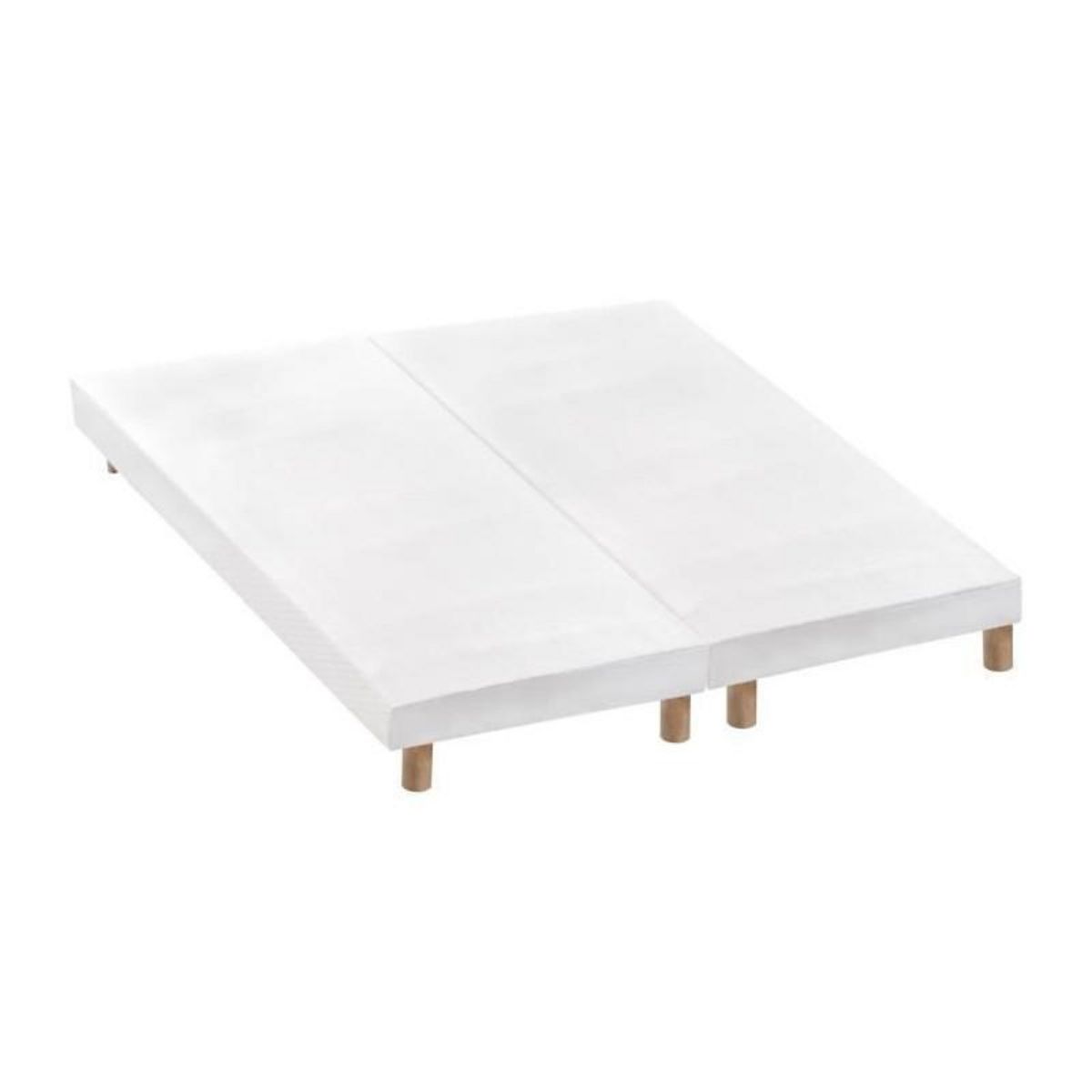 DEKO DREAM Ensemble matelas 180x200 cm + sommiers 2x90x200 cm - Ressorts ensachés - 7 zones de confort - 27 cm - Équilibré - DEKO DREAM