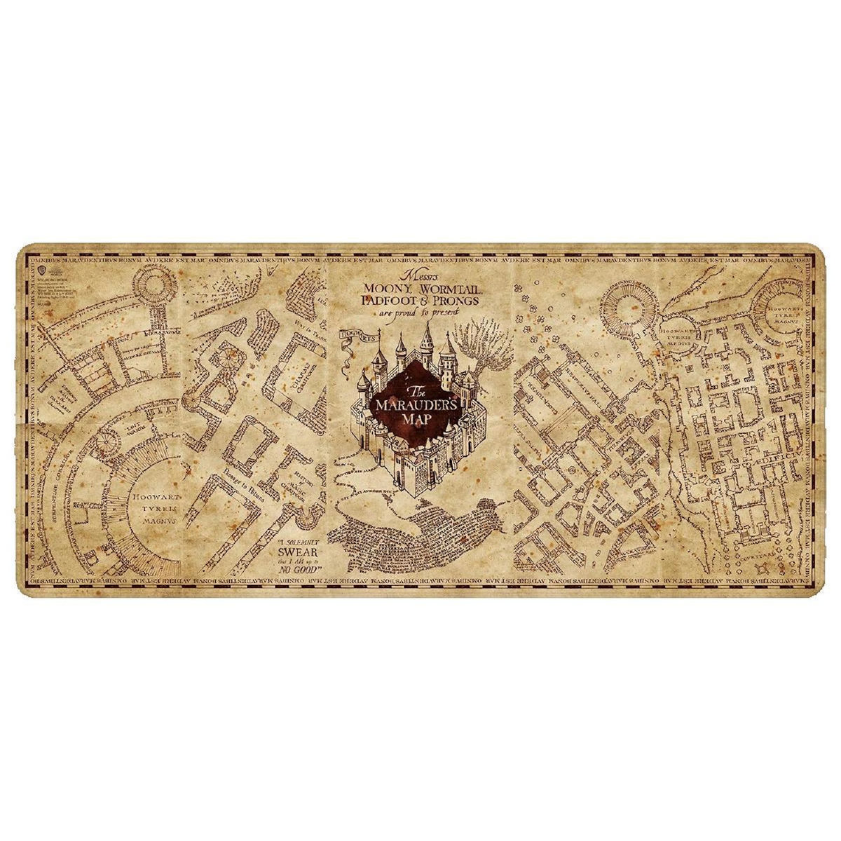 HARRY POTTER Tapis de souris Harry Potter Mapa du Maraudeur Brun Beige