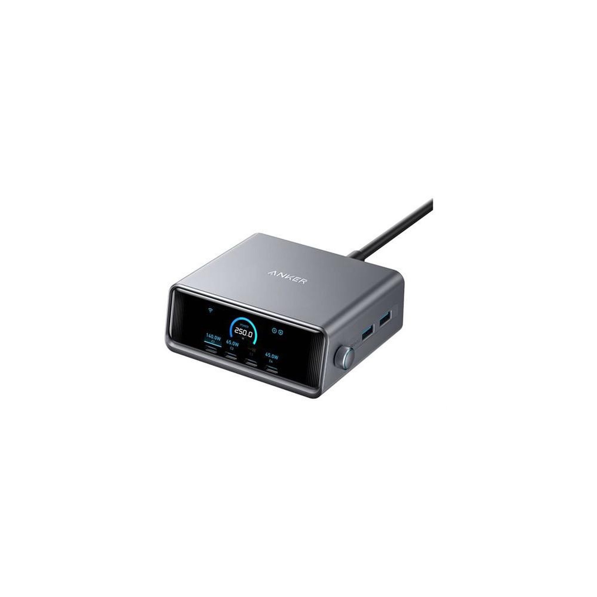 Anker Station de recharge sans fil 3-en-1 anker maggo compatible magsafe qi2 15w, noir