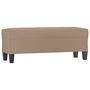 Voir la diapositive 2 : VIDAXL Banc Cappuccino 100x35x41 cm Similicuir