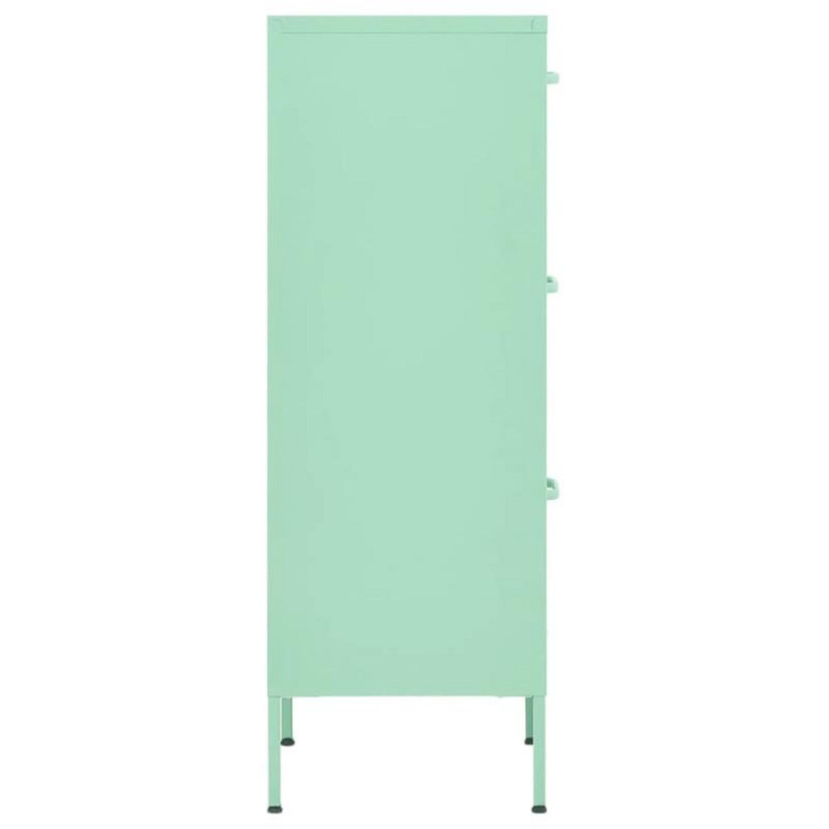 VIDAXL Armoire de rangement Vert menthe 42,5x35x101,5 cm Acier