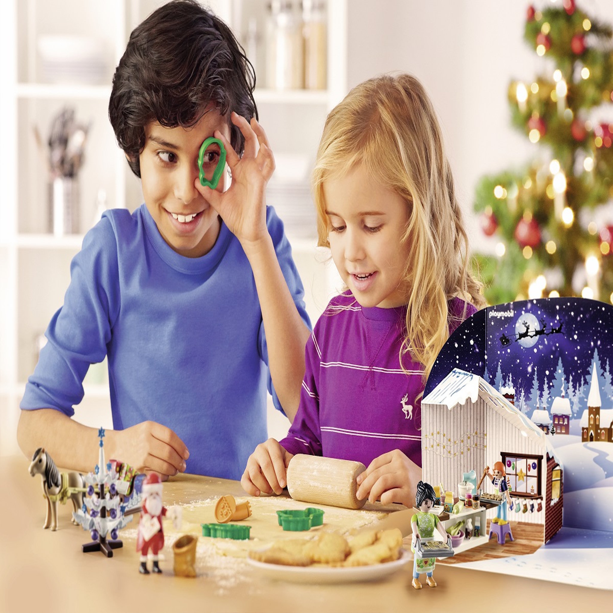 Voir la diapositive 3 : PLAYMOBIL 71088 - Calendrier Avent : pâtisserie de Noël