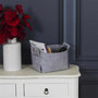 Voir la diapositive 5 : Paris Prix Panier de Rangement  Feutre Pliable  20cm Gris