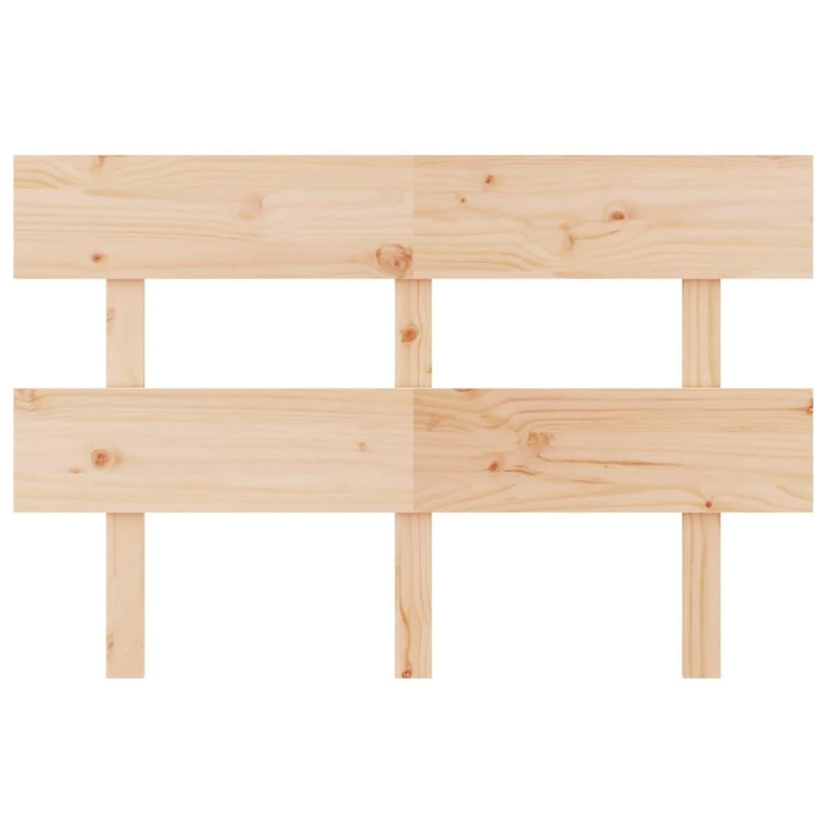 VIDAXL Tete de lit 144x3x81 cm Bois massif de pin