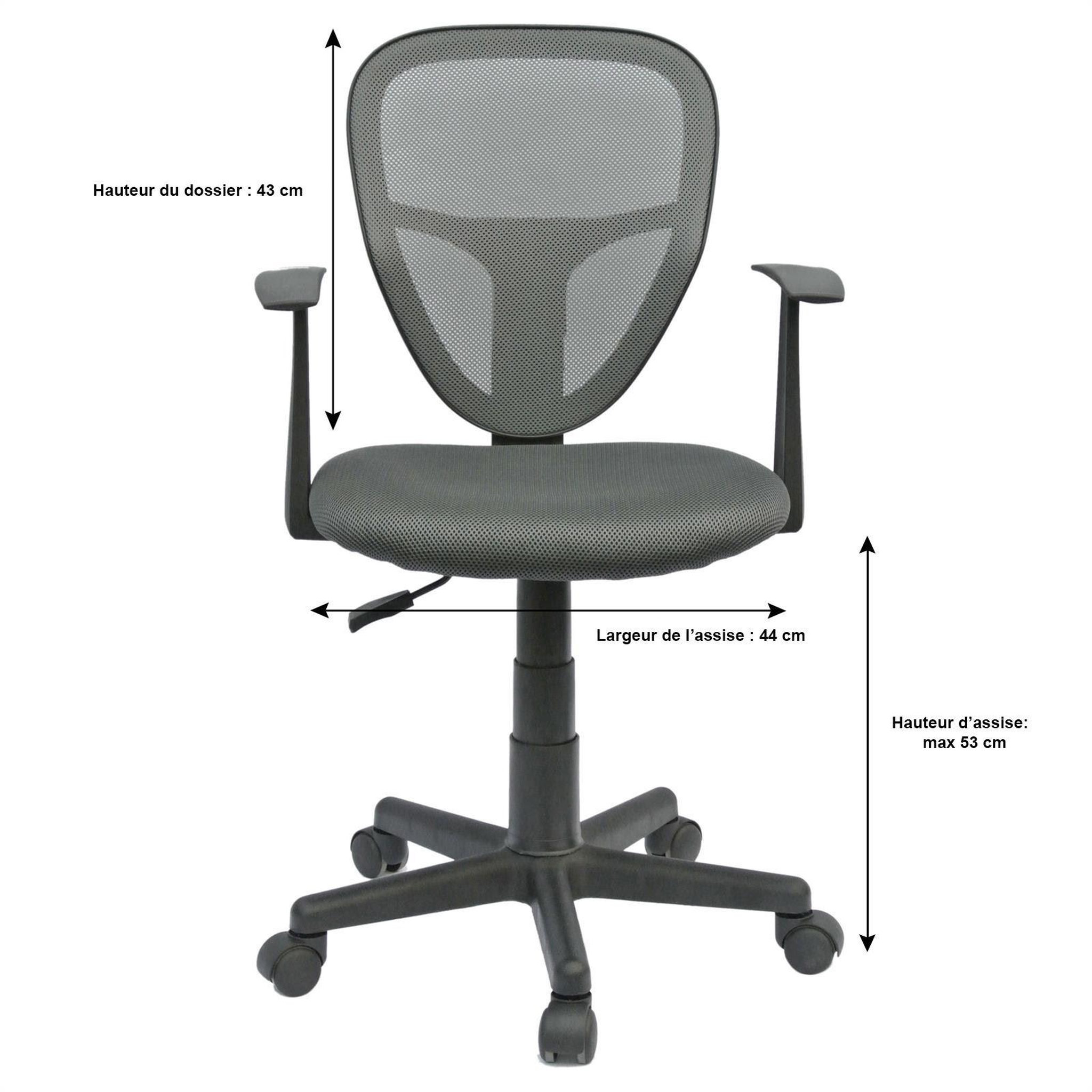 Voir la diapositive 6 : IDIMEX Chaise de bureau pour enfant STUDIO