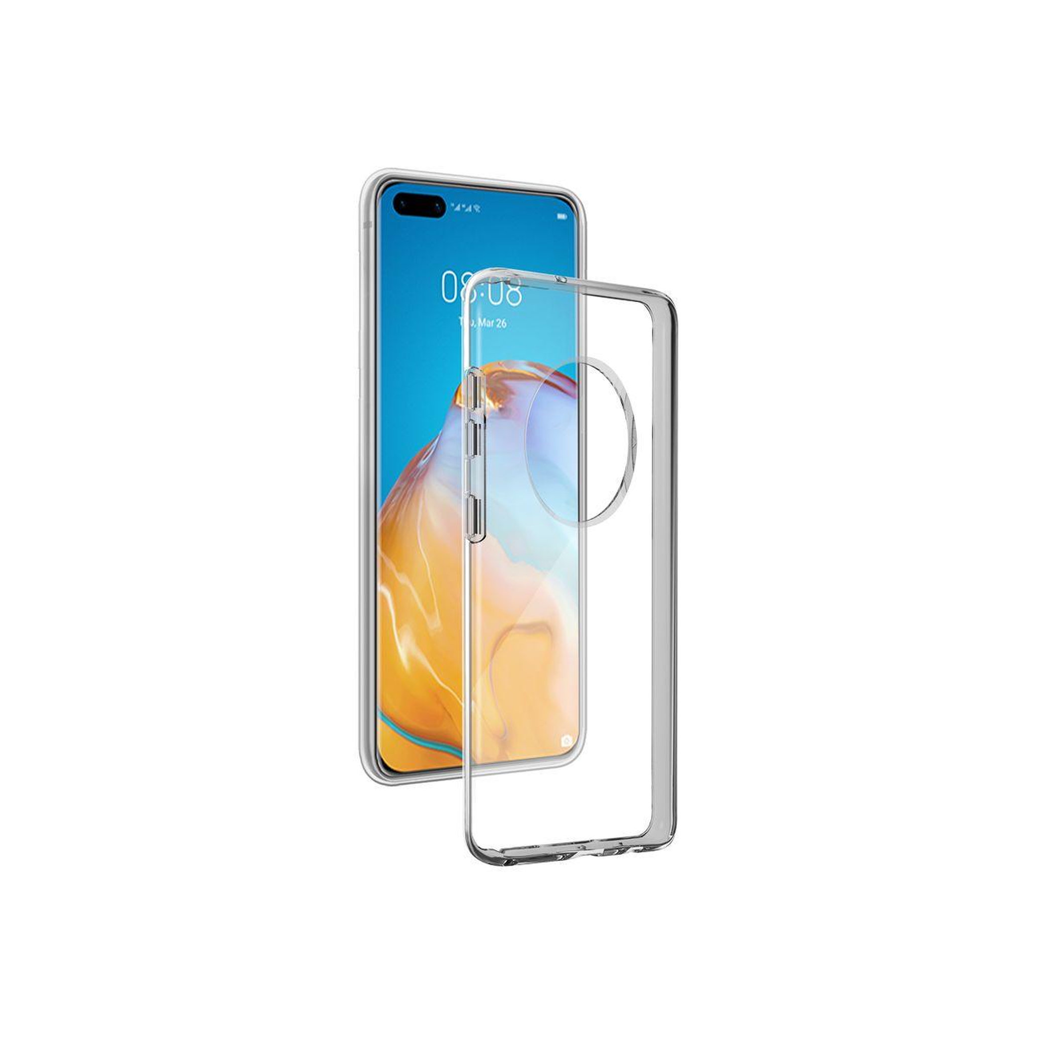 Bigben Connected Coque huawei mate 40 pro silisoft transparent