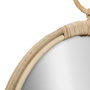 Voir la diapositive 2 : ATMOSPHERA Miroir Mural Rond en Rotin  Kailua  38cm Naturel