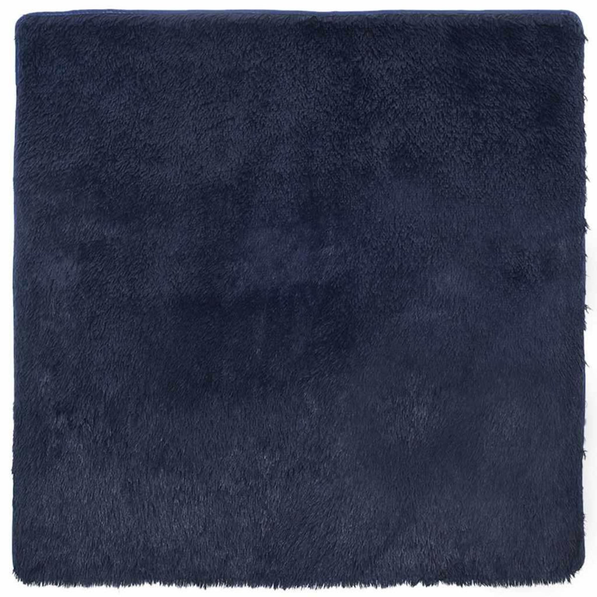 VIDAXL Tapis shaggy a poils longs NAVARRA bleu marine 200x200 cm