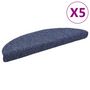 Voir la diapositive 2 : VIDAXL Tapis autoadhesifs de marches 5 pcs Bleu 56x17x3 cm Aiguillete