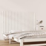 VIDAXL Tete de lit murale Blanc 147x3x90 cm Bois massif de pin