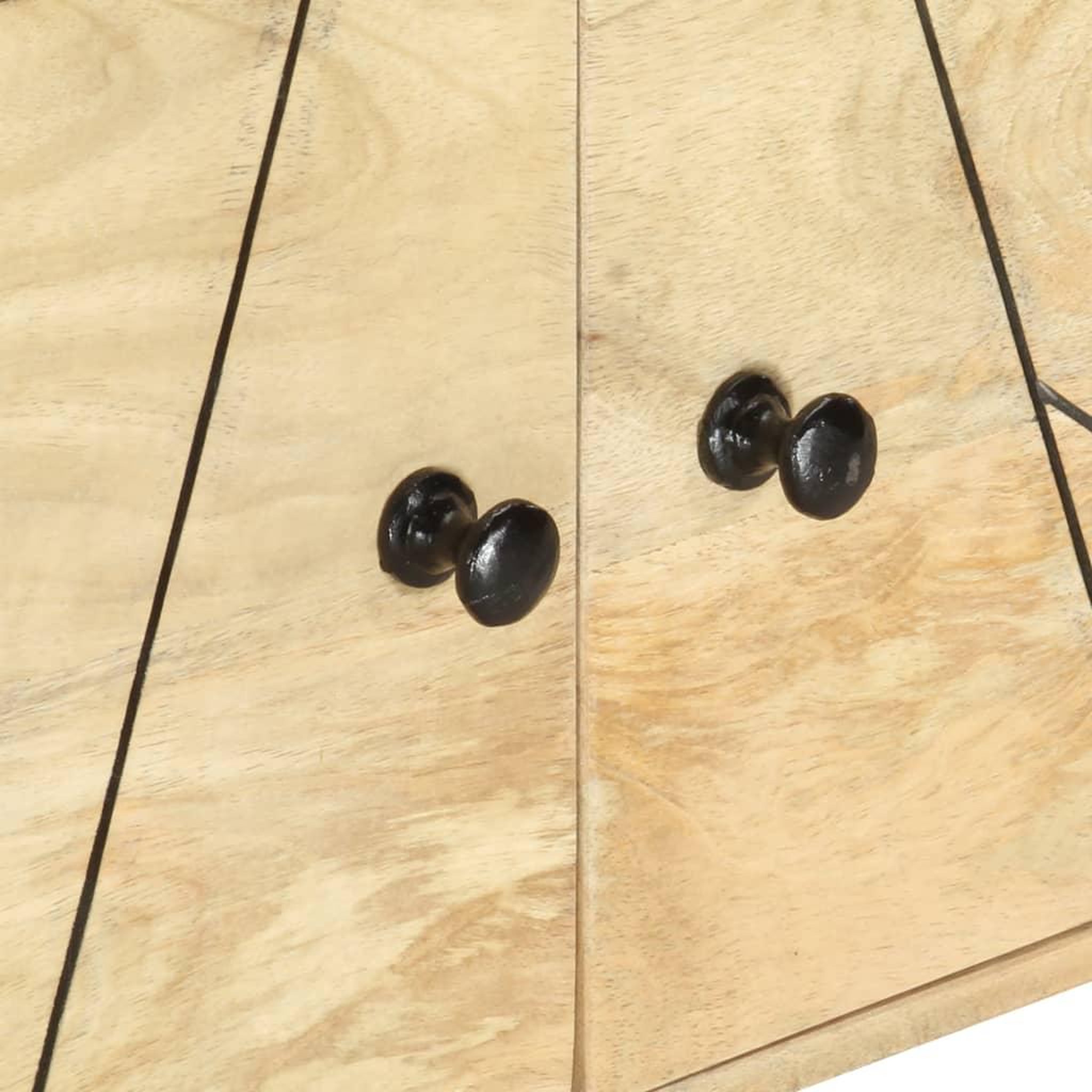 Voir la diapositive 5 : VIDAXL Meuble TV 140x30x40 cm bois de manguier massif