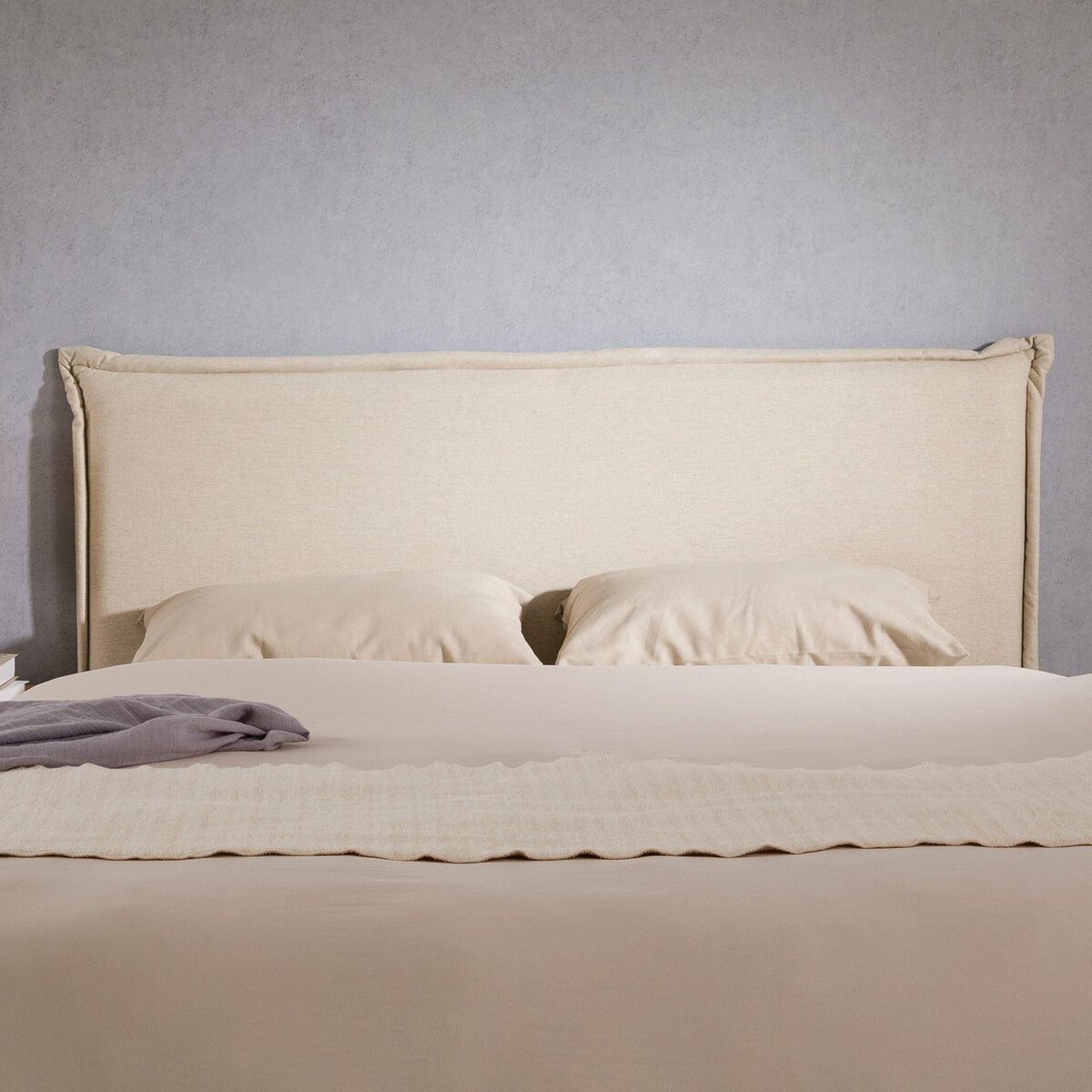 IDIMEX Tête de lit VINCEL 160 sur pieds, en tissu