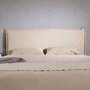 Voir la diapositive 3 : IDIMEX Tête de lit VINCEL 160 sur pieds, en tissu