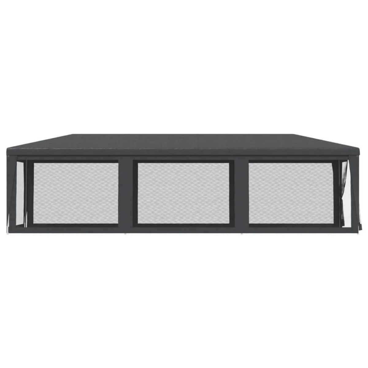 VIDAXL Tente de fete avec 8 parois laterales en maille Anthracite 3x9m