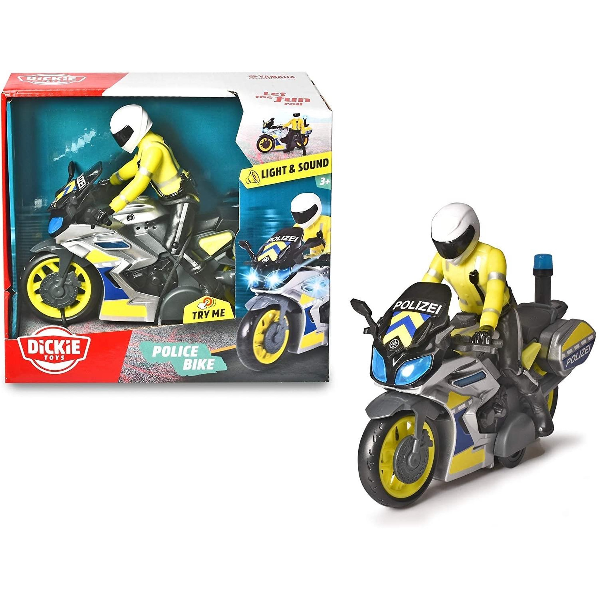 Voir la diapositive 4 : Dickie Toys Dickie Police Motorcycle with Cop 203712018