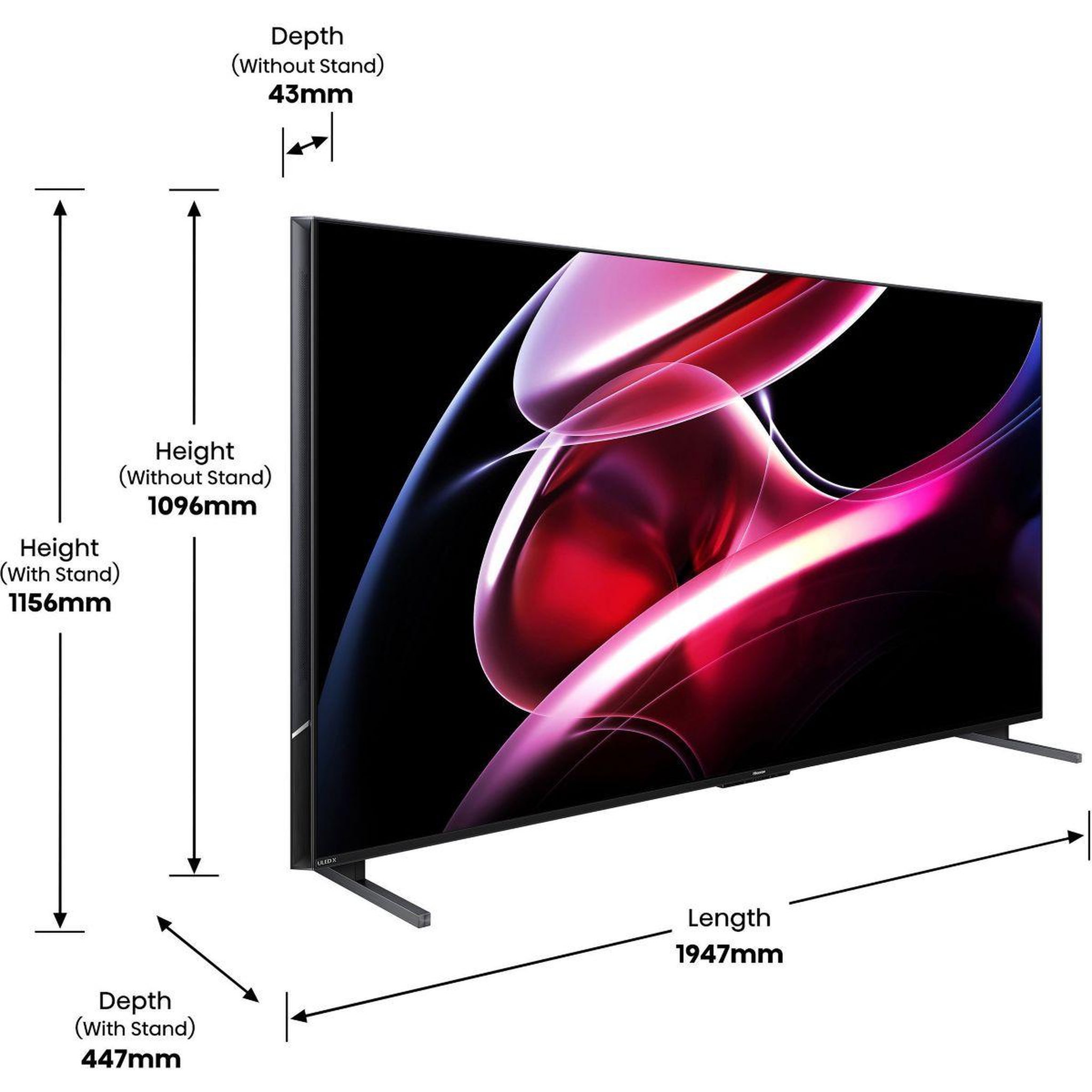 Voir la diapositive 5 : Hisense TV QLED MiniLED 85UXKQ 2023