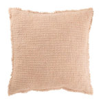 Paris Prix Coussin Déco  Effiloché  50x50cm Beige