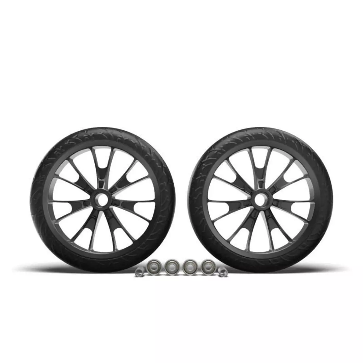 HUDORA Hudora Replacement Wheelset Crossover for BigWheel 205 14109/00