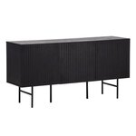 Paris Prix Bahut Design Nervuré  Bjorkon  150cm Noir
