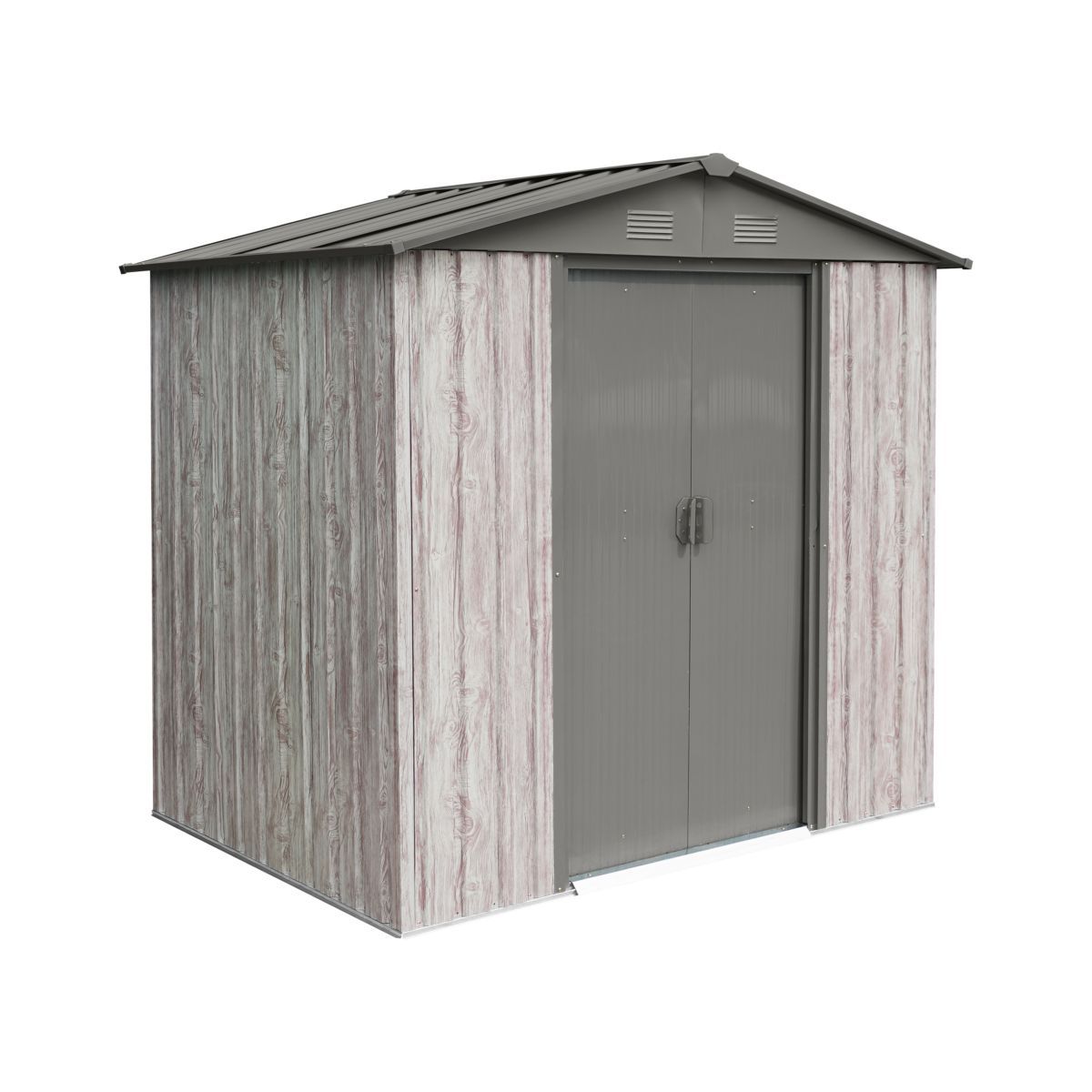 X Métal Abri de jardin métal - 2,54m² - WOODTOUCH