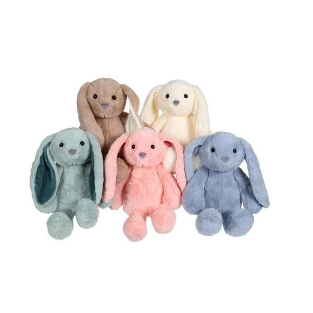 TOYS TOYS Peluche Lapin Trendy Bunny - GIPSY TOYS - Marron, 28 cm