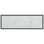 VIDAXL Meuble TV noir avec verre marbre blanc 120x40x40 cm