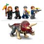 Voir la diapositive 7 : LEGO Jurassic World 76950 L&rsquo;Embuscade du Tricératops en Pick-up,  Dinosaure Jouet, et Voiture