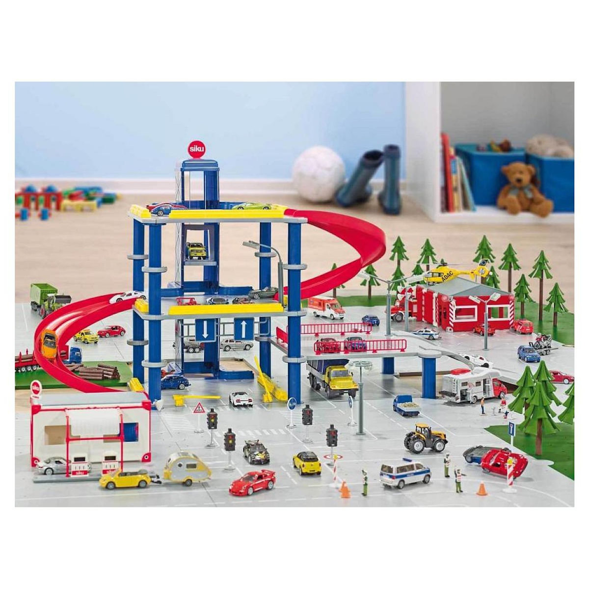 Siku Garage parking avec toboggans -
