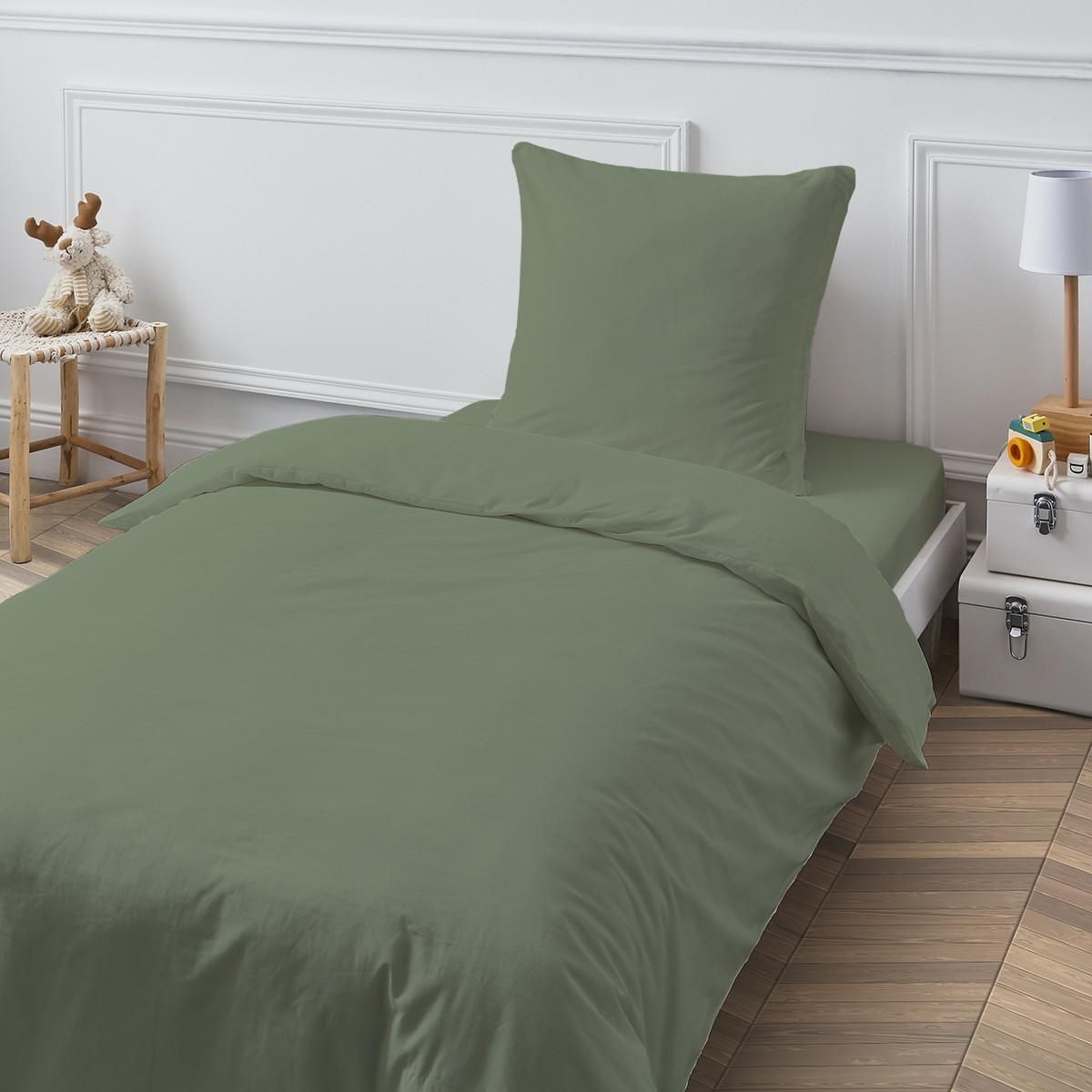 FUTURE HOME Drap housse en coton 57 fils uni bonnet 25cm