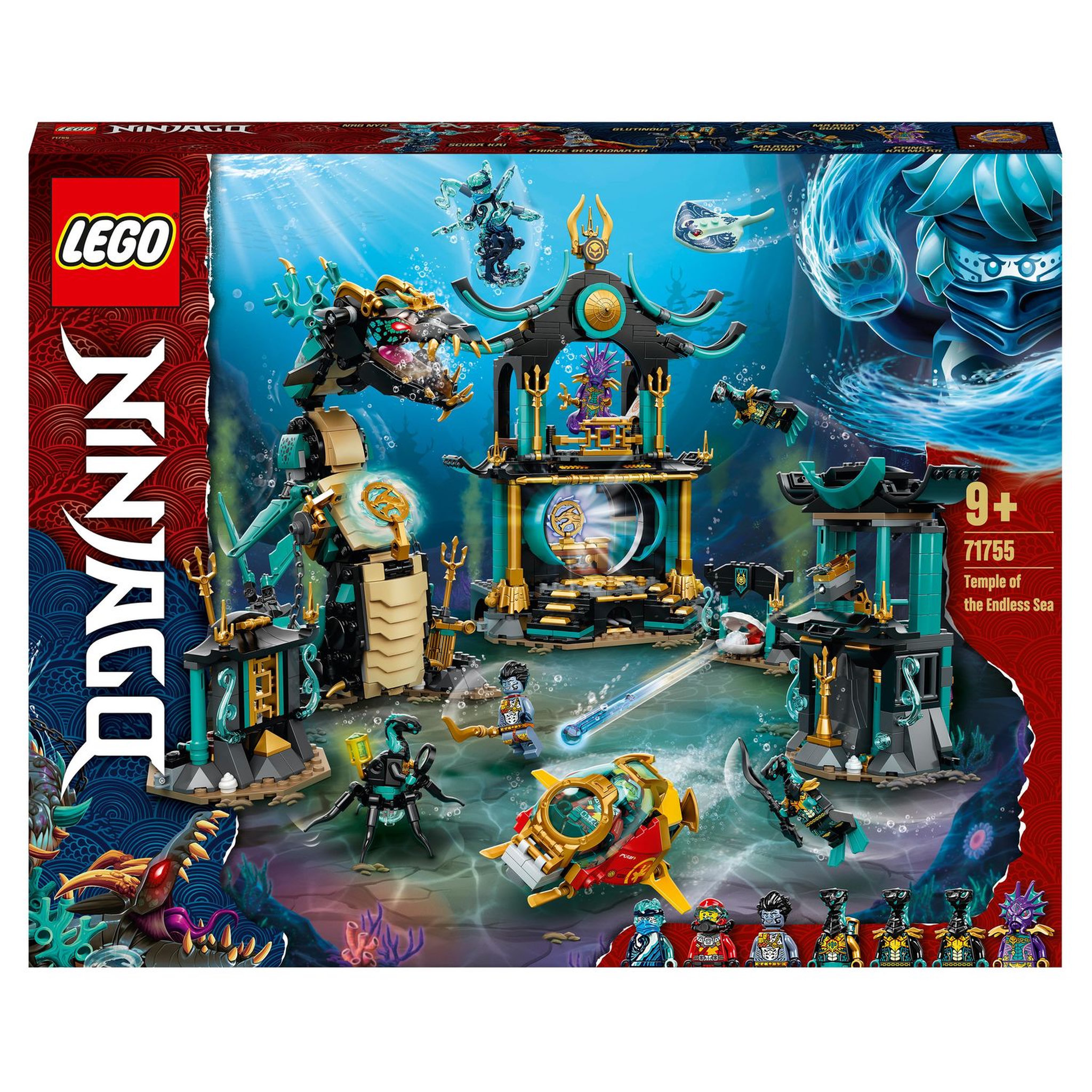 Voir la diapositive 1 : LEGO NINJAGO 71755 - Le temple de la Mer sans fin dès 9 ans