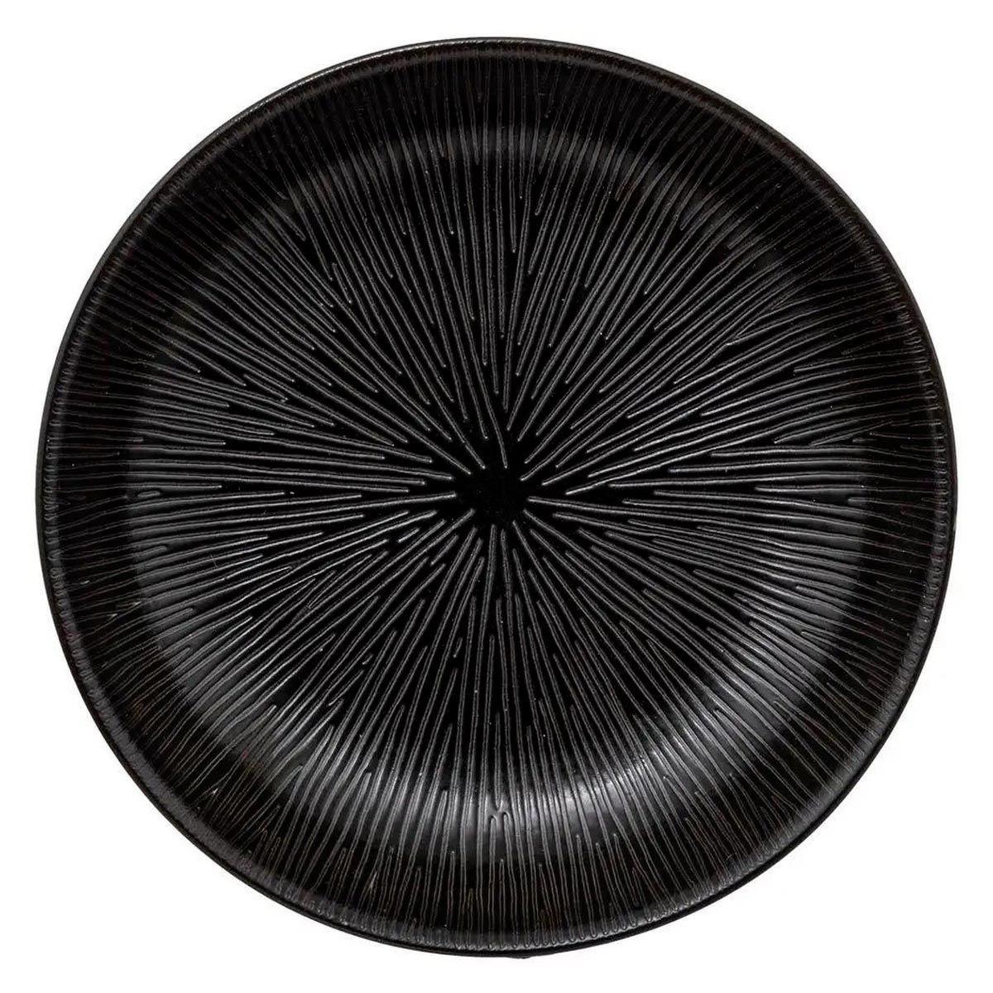 SECRET DE GOURMET Lot de 6 assiettes creuses  atelier  19cm noir