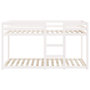 Voir la diapositive 5 : VIDAXL Lit superpose sans matelas blanc 80x200 cm bois de pin massif