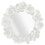 Voir la diapositive 1 : Paris Prix Miroir Mural Design  Flowers  85cm Blanc