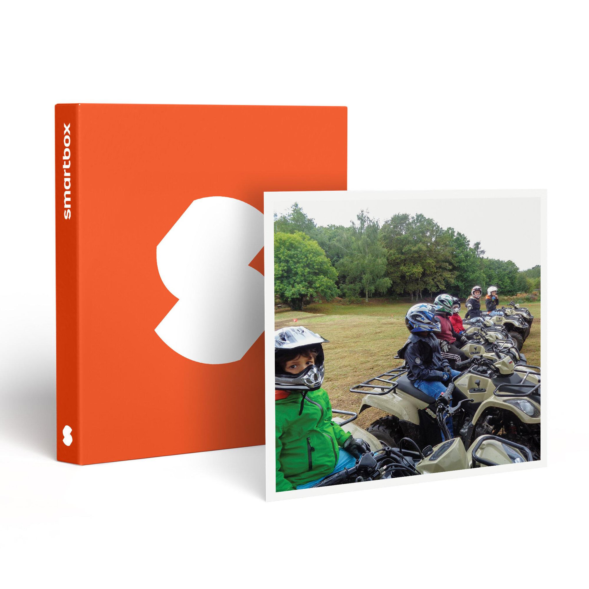 Smartbox Sport en famille : une randonnée en quad pour 2 adultes et 2 enfants vers brive-la-gaillarde - coffret cadeau sport & aventure