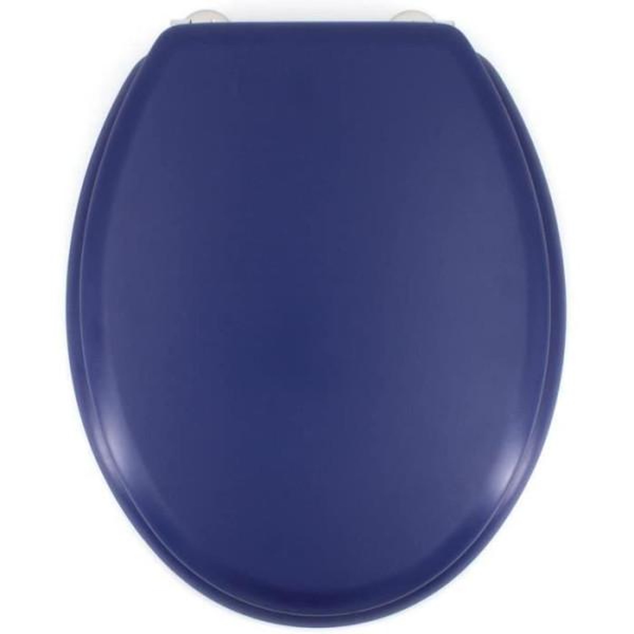 Voir la diapositive 2 : GELCO GELCO DESIGN Abattant WC Dolce - Charnieres inox - Bois moulé - Bleu marine