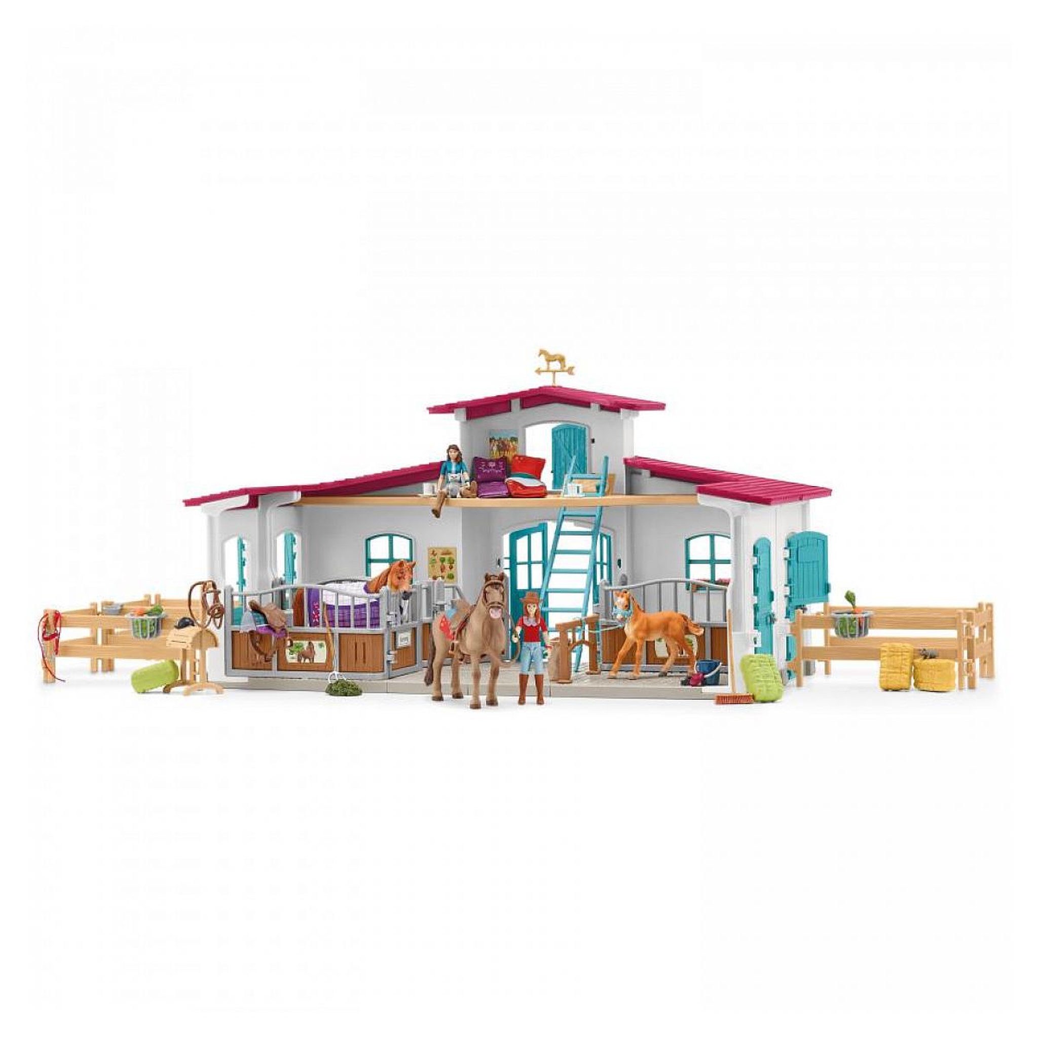 Voir la diapositive 2 : Schleich 42567 Nouveau centre équestre